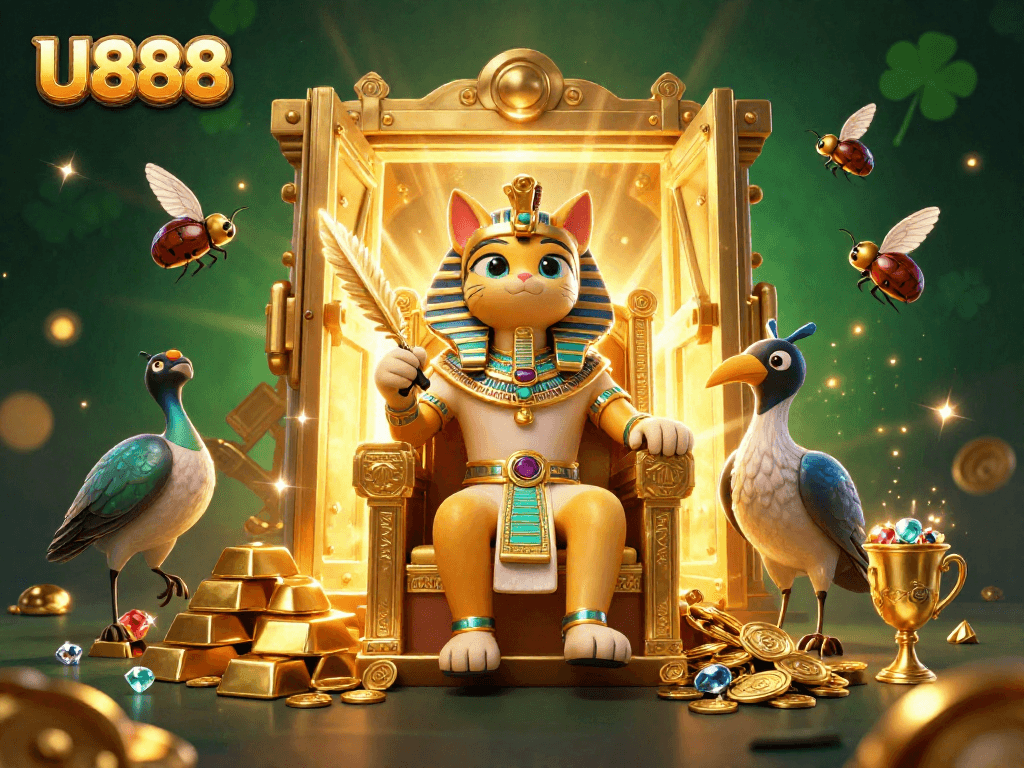 Experience the thrill of U888 with vibrant treasure themes and dynamic characters in casino action.