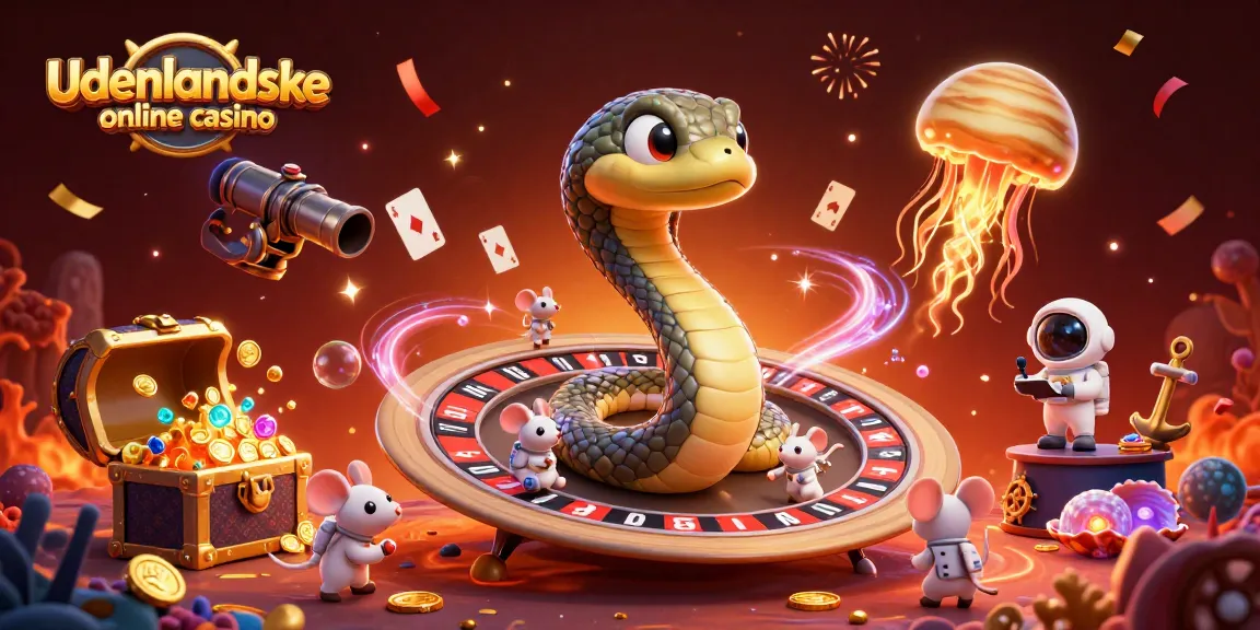 Engage with udenlandske online casino excitement as astronaut mice place bets on a cosmic roulette wheel