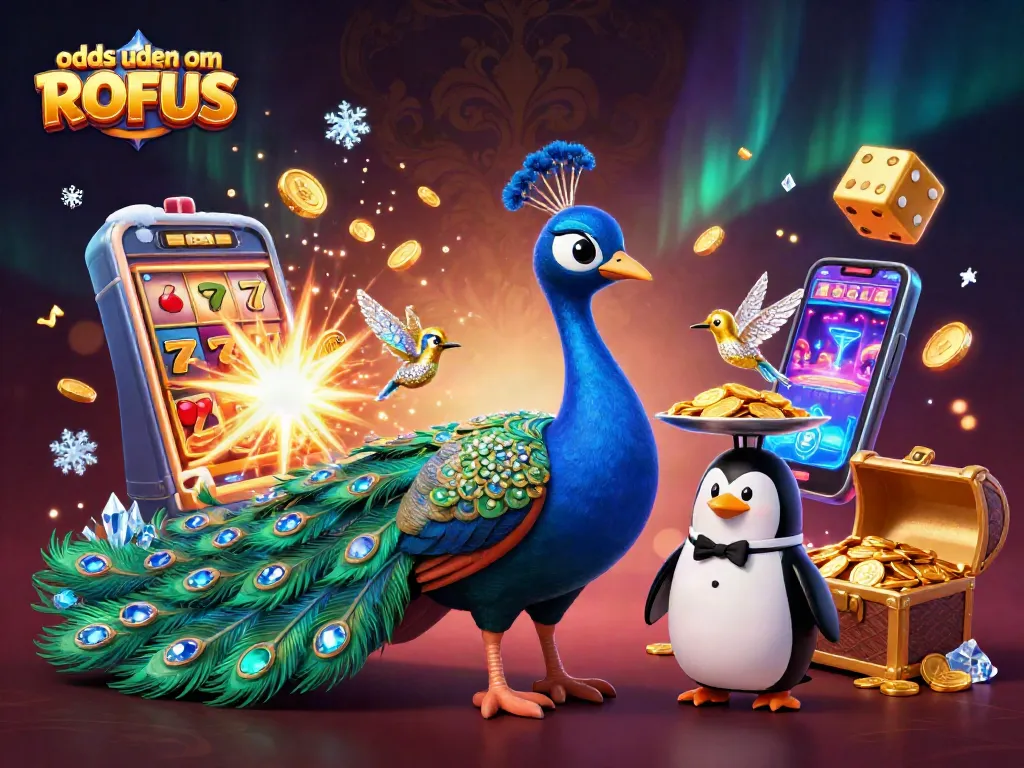 Experience thrilling odds uden om ROFUS with vibrant casino elements and enchanting characters.