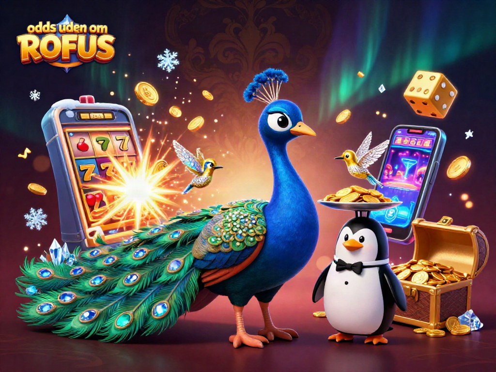 Experience thrilling odds uden om ROFUS with vibrant casino elements and enchanting characters.