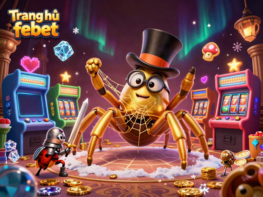 Experience the excitement of Trang chủ febet's dynamic online casino scene with captivating characters and vibrant game elements.
