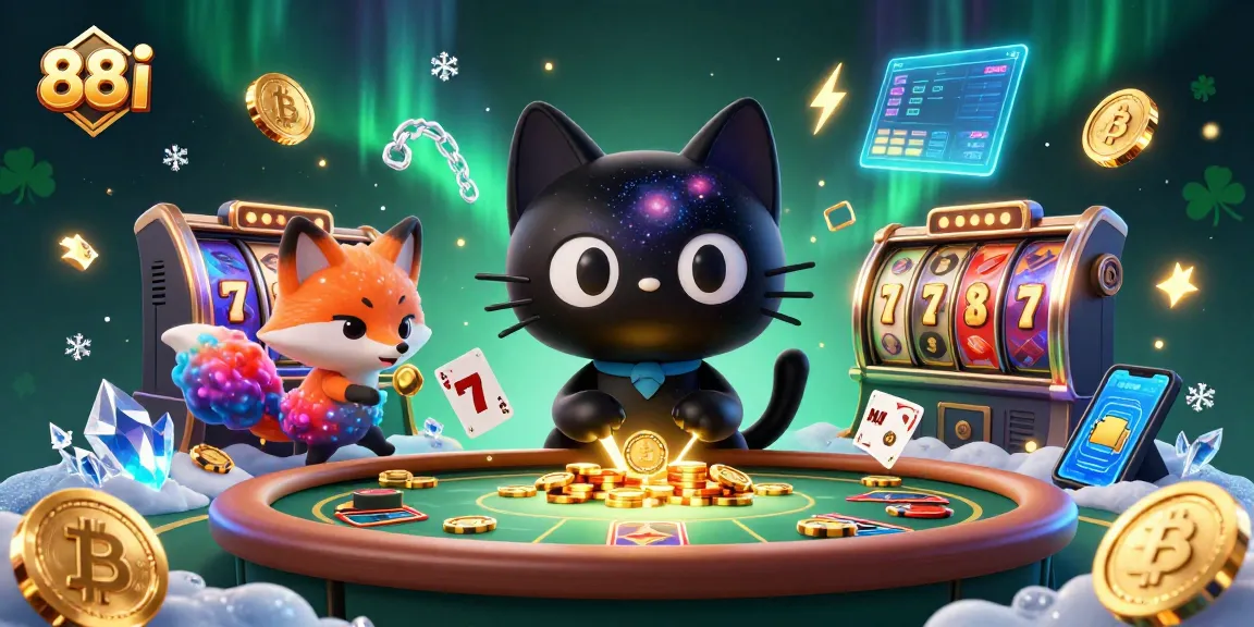 Experience thrilling gameplay at 88 i, featuring rich casino scenes and vibrant gambling elements.