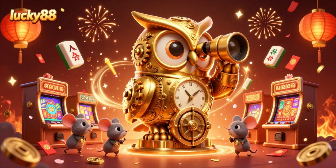 Engage luck with lucky88 as 3D animated characters come alive in a vibrant casino scene.