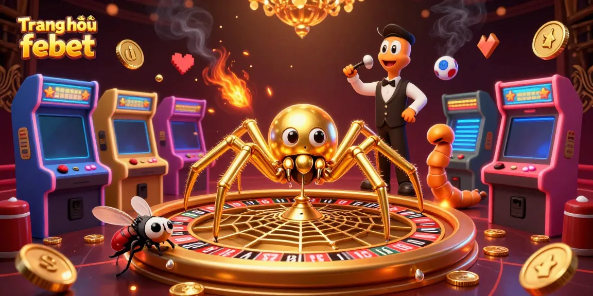 Experience thrilling gameplay at Trang chủ febet with a vibrant casino illustration featuring unique characters and betting action.