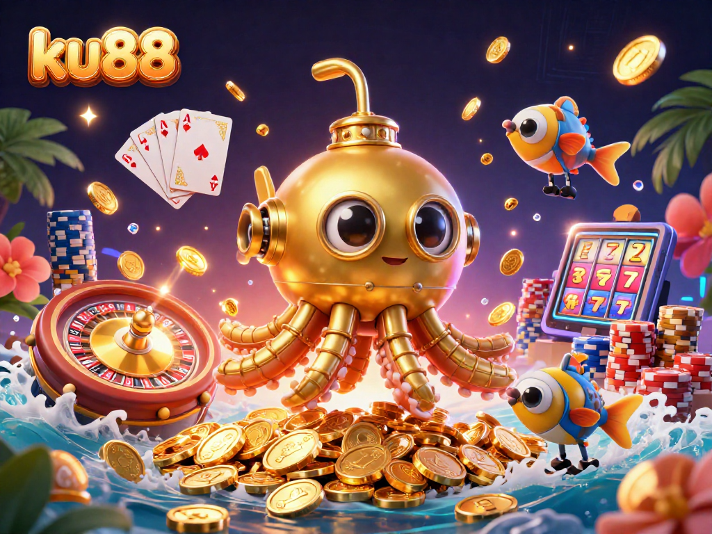 Experience the thrill of casino gaming at ku88 with vibrant golden kraken and dynamic slots.