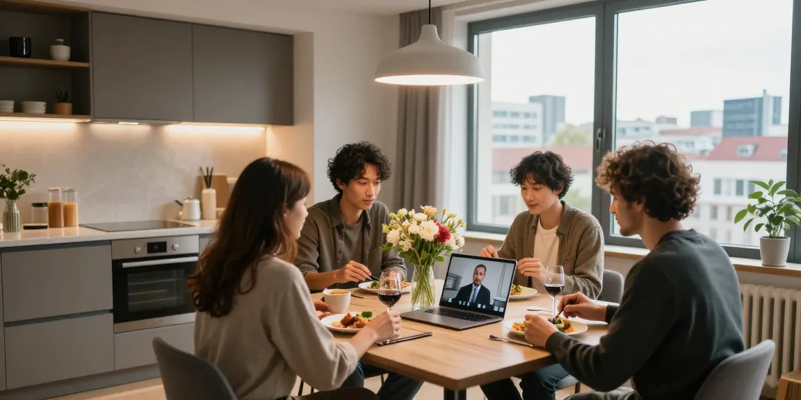 Flexible Monteurwohnung Hannover für Gruppen mit voll ausgestatteter Küche und urbanem Ausblick.