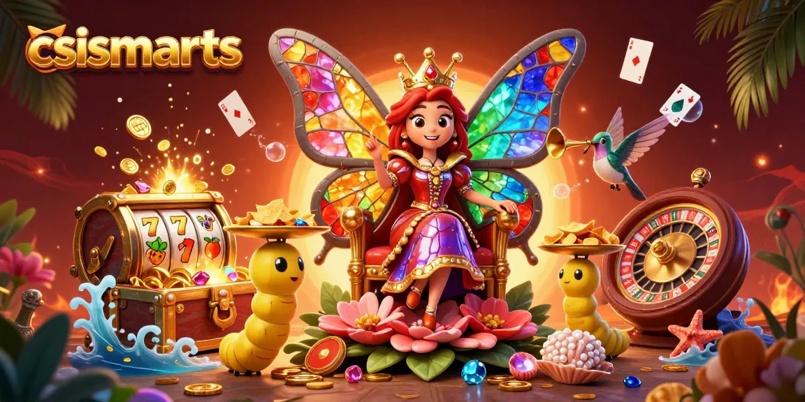 Experience the thrill of csismarts with vibrant 3D casino characters and explosive treasures.
