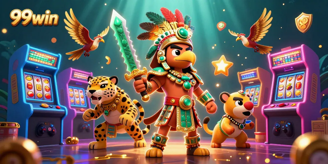 Engage with 99win's vibrant casino world featuring rich visuals of slots and jackpots.