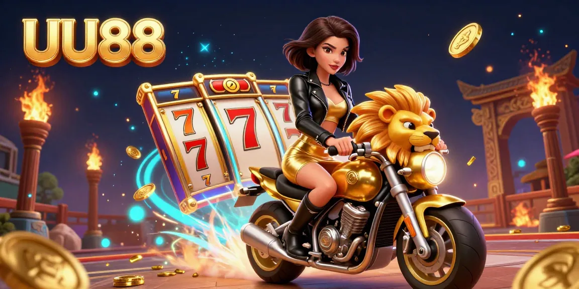 Experience thrilling gameplay at UU88 with jackpots, vibrant slot reels, and casino excitement.