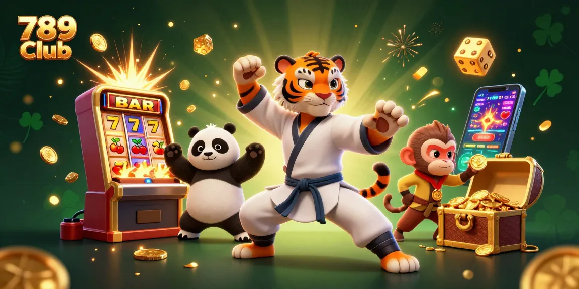 Experience excitement at 789 Club with a vibrant, lively illustration capturing thrilling casino action.