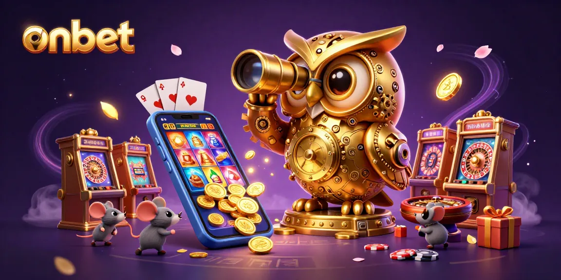 Experience thrilling gameplay at onbet with vibrant 3D casino elements showcasing an exciting digital scene.