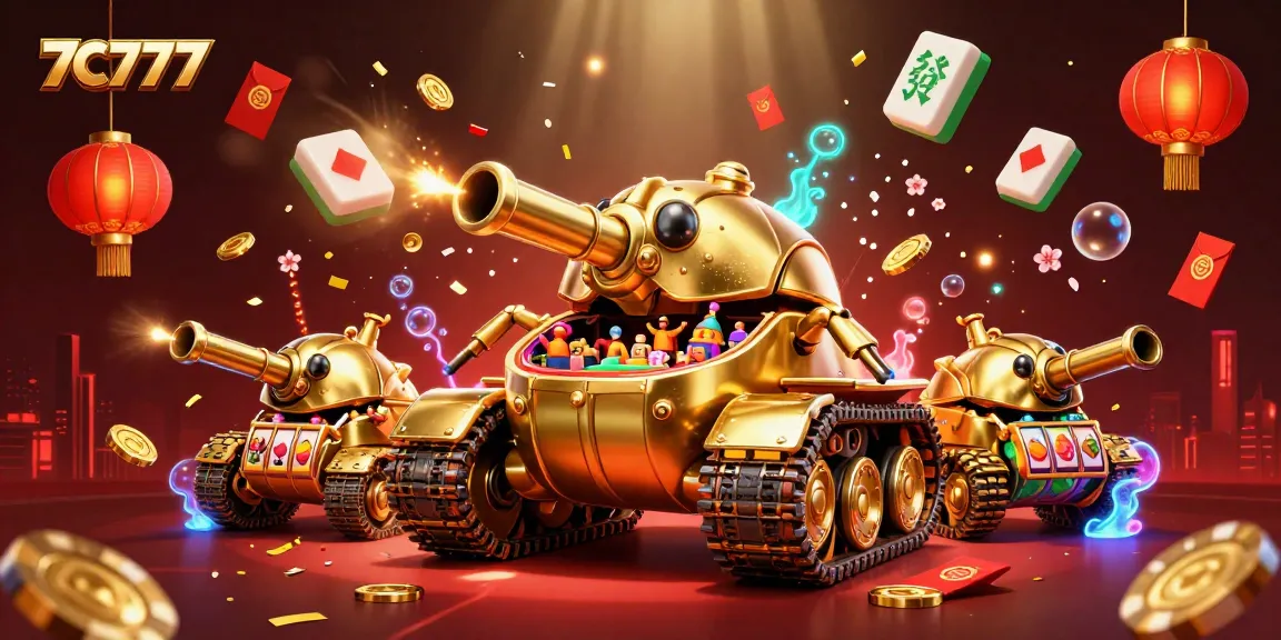 Experience thrilling gameplay with the mini-casino inside the golden beetle tank at 7C777.