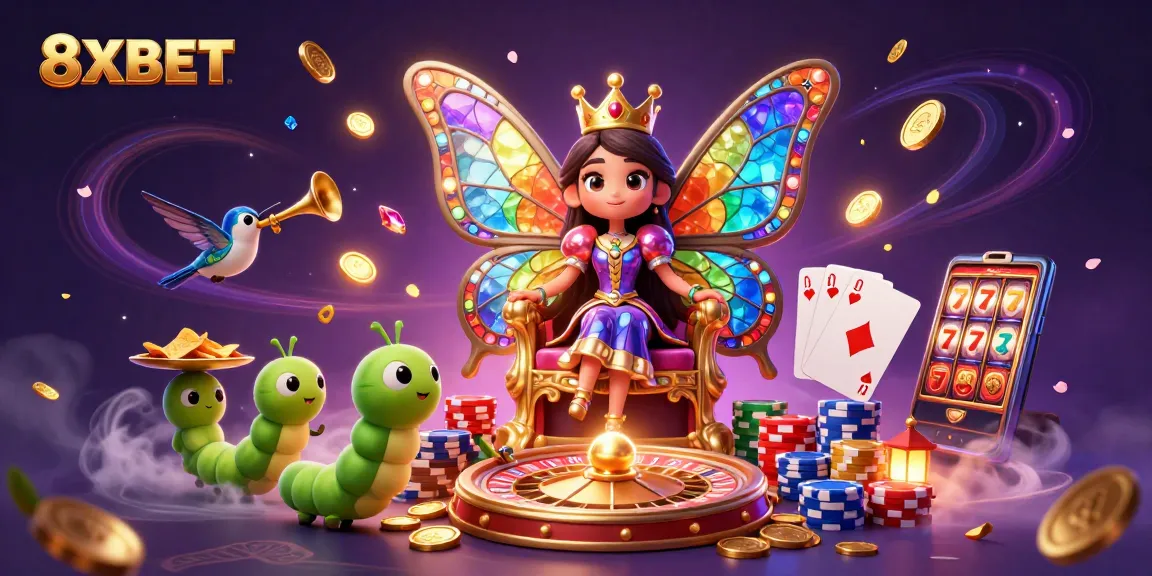 Play exciting games with 8XBET while marveling at majestic illustrations of vibrant casino action.